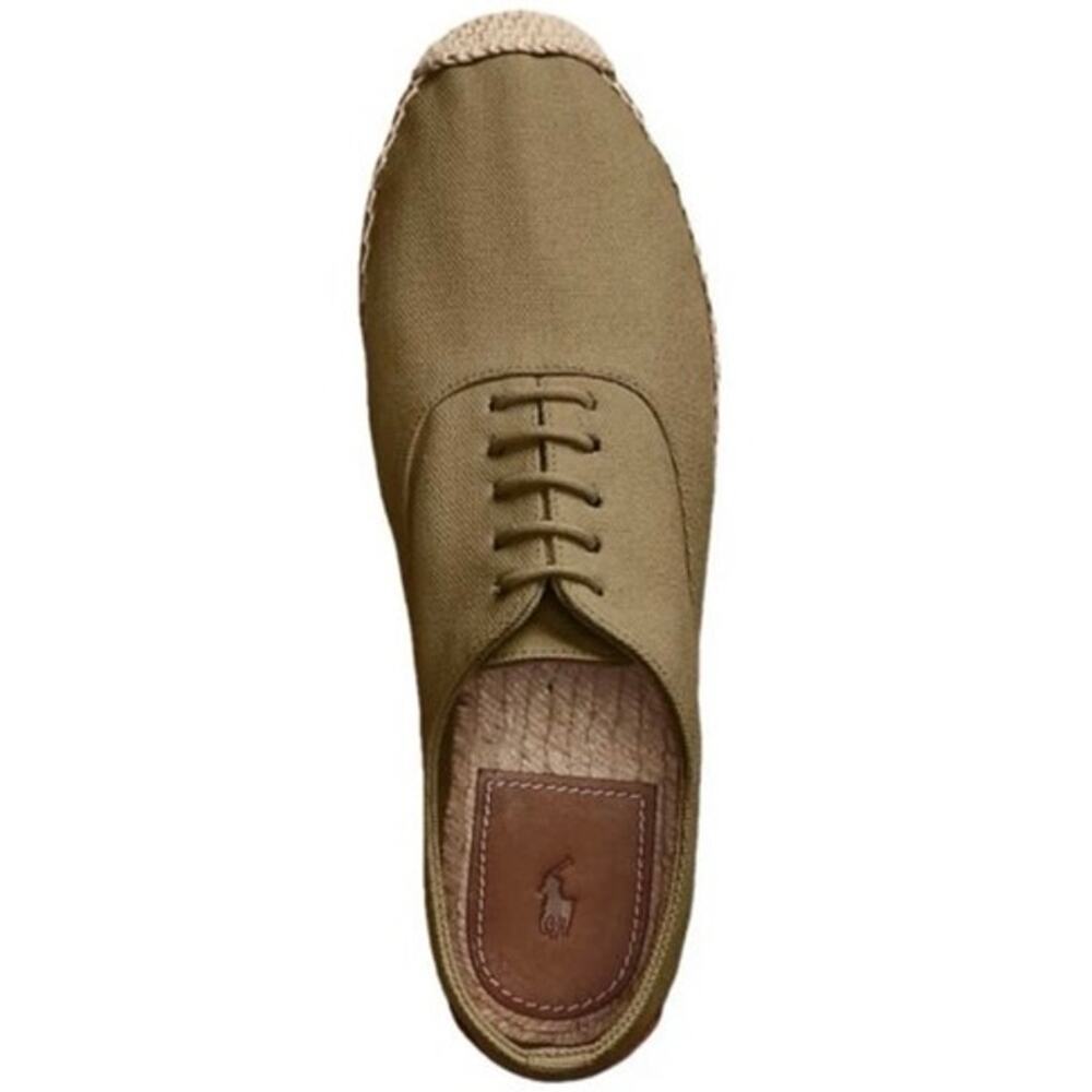 Polo Ralph Lauren green canvas womens shoes sz 5 mint condition